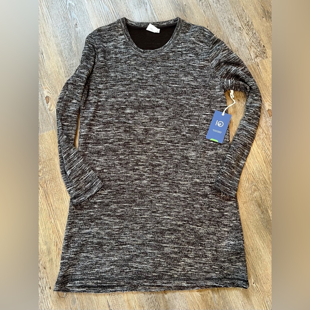 tentree Gray/black sweater dress Large NWT